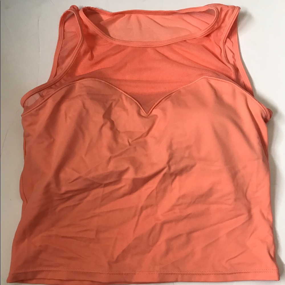 Kortni Jeane netted sweetheart top